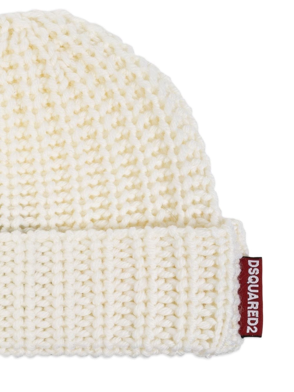 DSQUARED2 logo-tag wool beanie - Image 3
