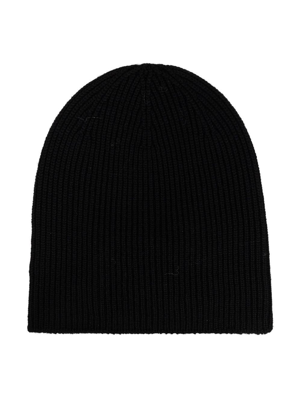 DSQUARED2 logo-appliqué wool beanie - Image 2