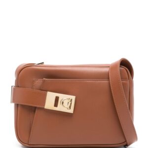 Ferragamo Gancini leather crossbody bag