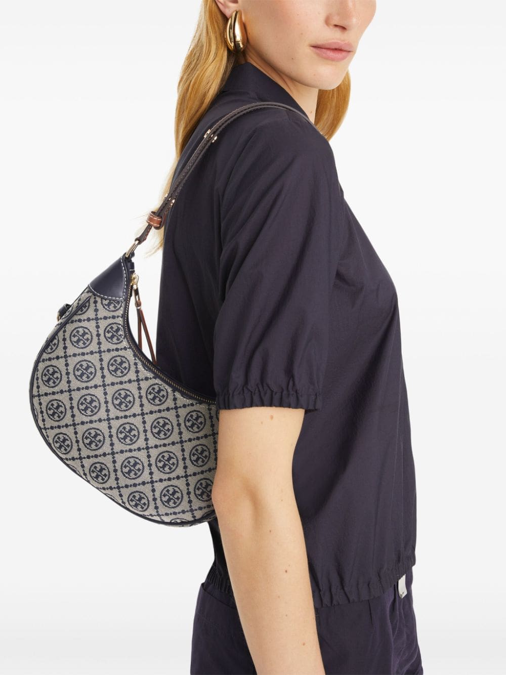 Tory Burch T Monogram Crescent shoulder bag - Image 3