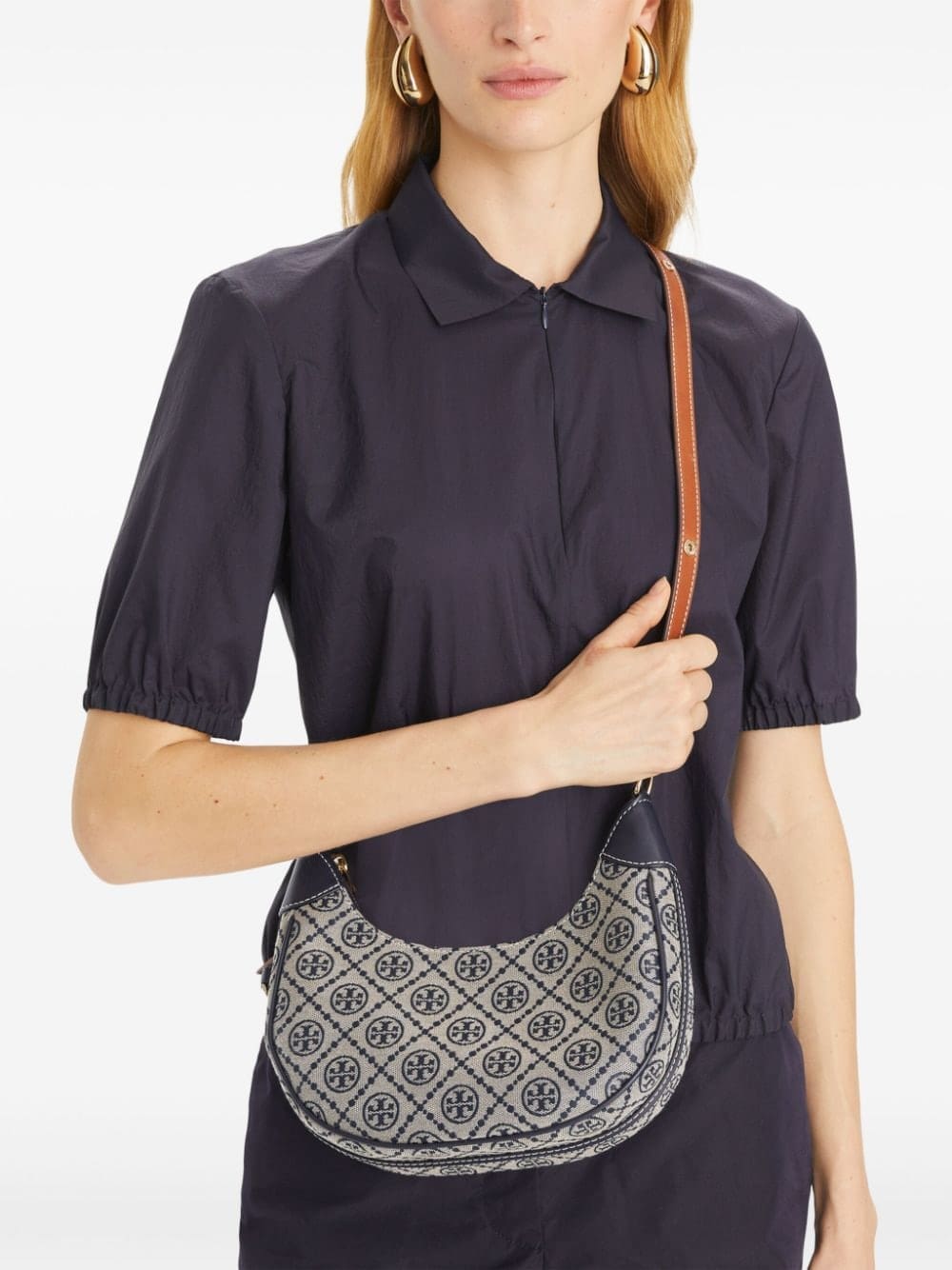 Tory Burch T Monogram Crescent shoulder bag - Image 2