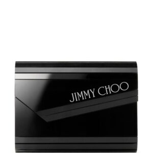 Jimmy Choo Candy logo-print clutch bag