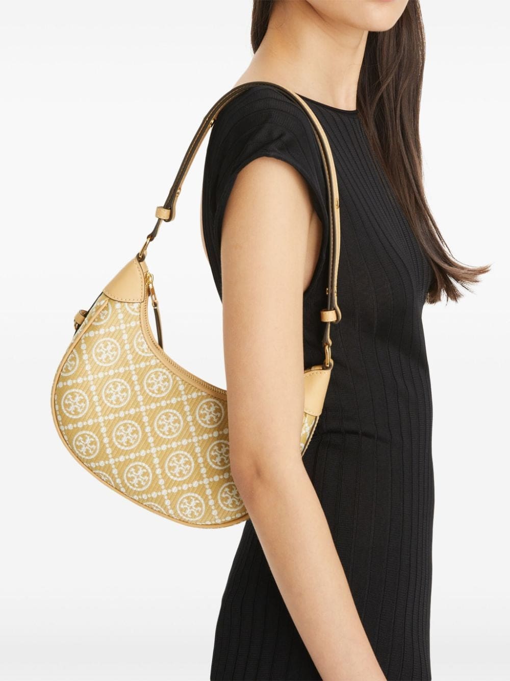 Tory Burch T Monogram Crescent shoulder bag - Image 2