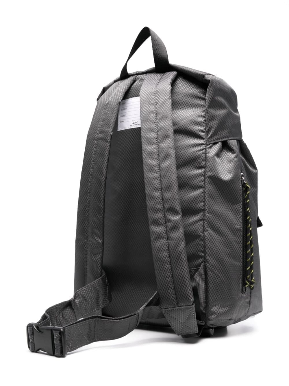 A.P.C. Trek logo-patch backpack - Image 4