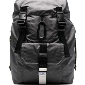 A.P.C. Trek logo-patch backpack