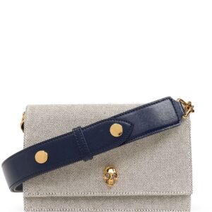 Alexander McQueen Skull cotton shoulder bag