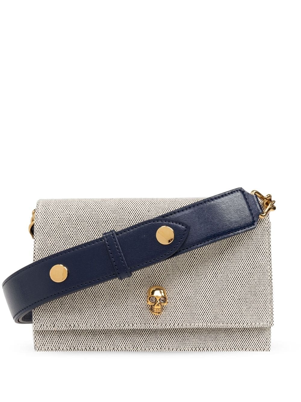 Alexander McQueen Skull cotton shoulder bag