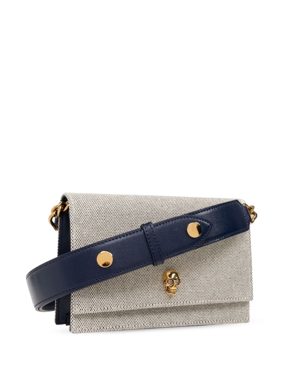 Alexander McQueen Skull cotton shoulder bag - Image 4