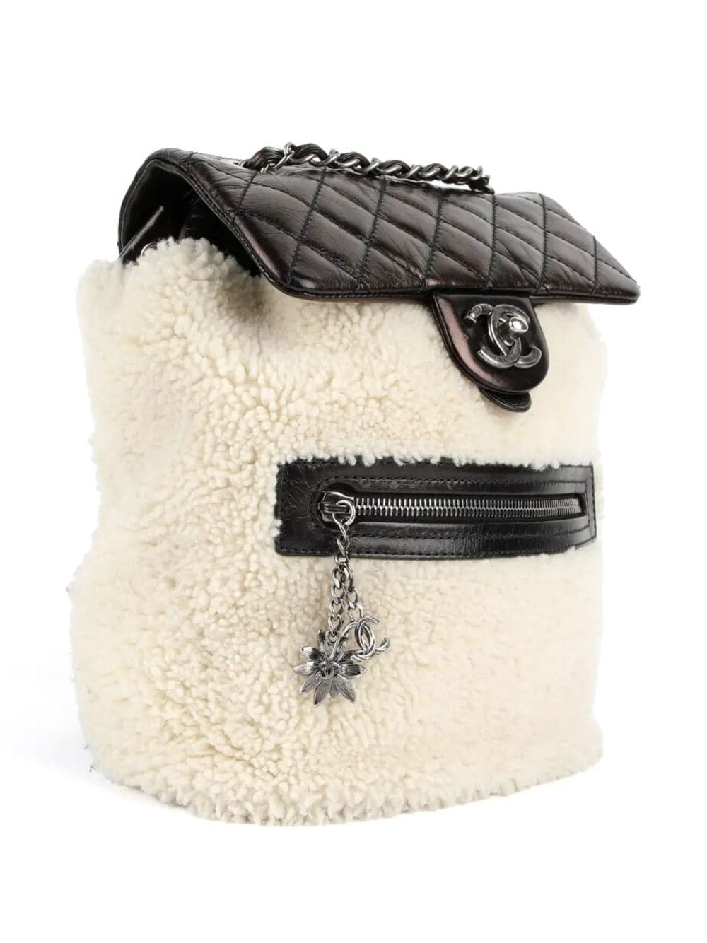 CHANEL Pre-Owned 2015-2016 Mountain shearling backpack - Image 3
