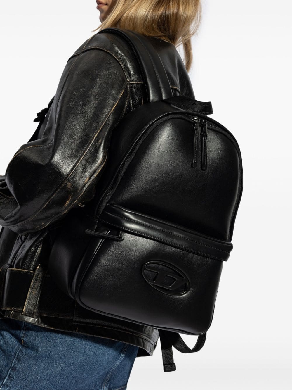 Diesel Holi-D faux-leather backpack - Image 3