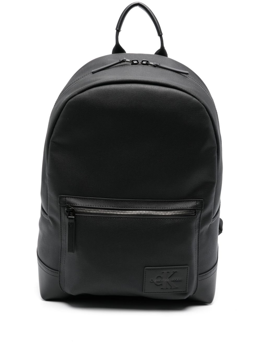Calvin Klein zipped coated-finish backpack