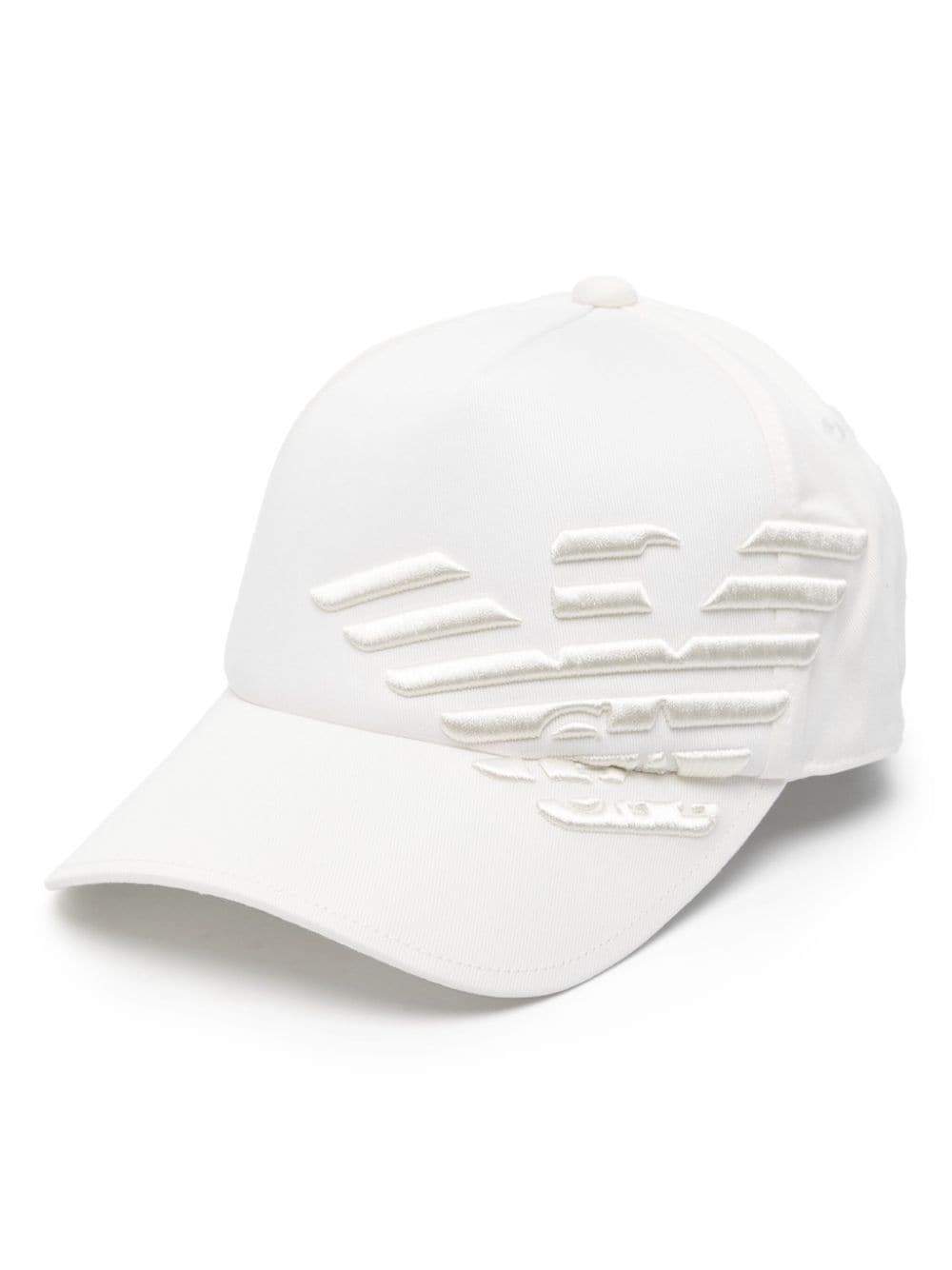 Emporio Armani embossed-logo cotton baseball cap