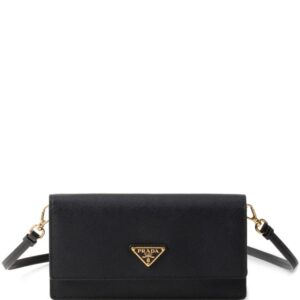 Prada triangle-logo leather mini bag