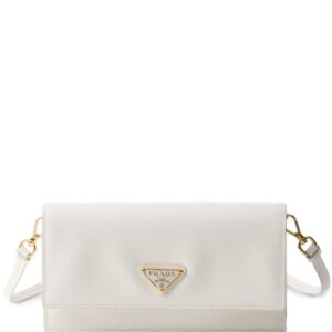 Prada triangle-logo leather mini bag