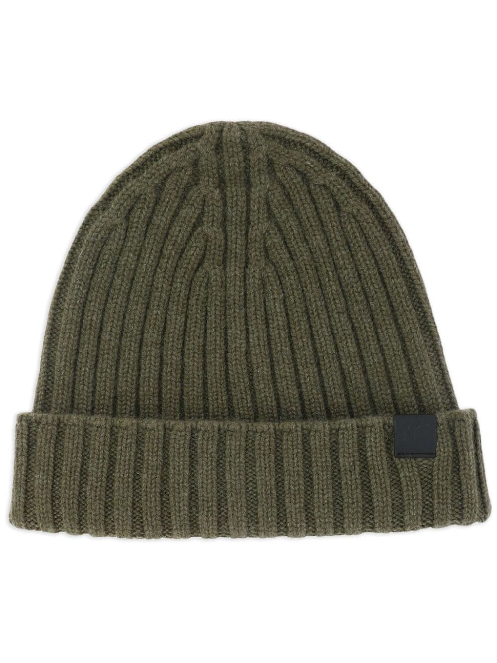 TOM FORD logo-patch cashmere beanie