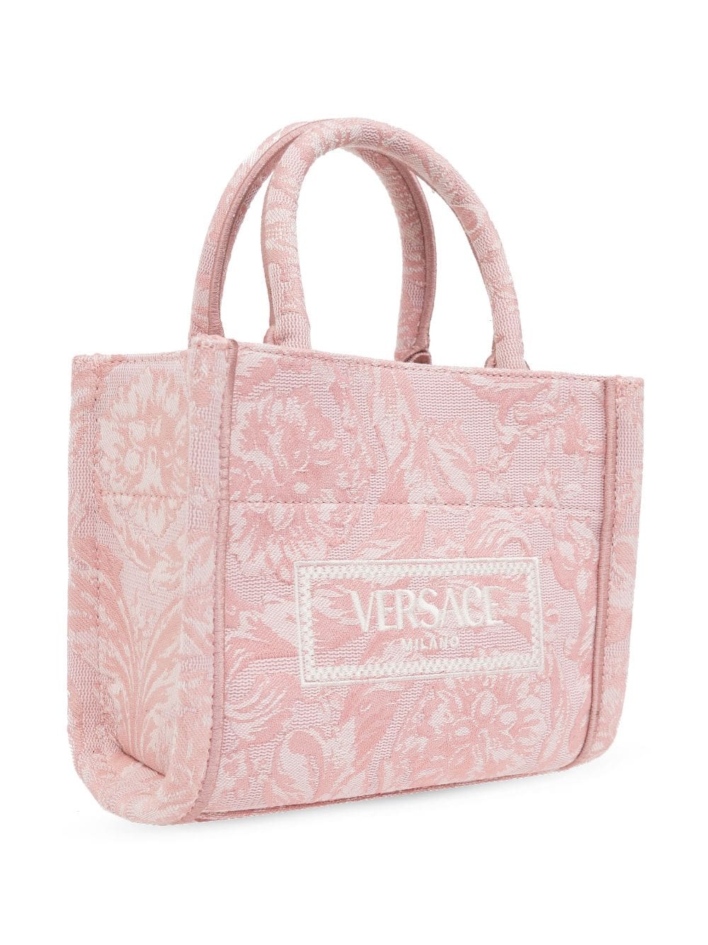 Versace small Barocco Athena canvas tote bag - Image 4