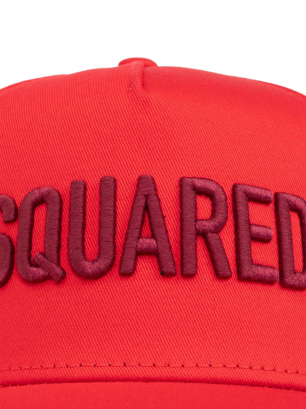 DSQUARED2 embroidered-logo cotton cap - Image 3