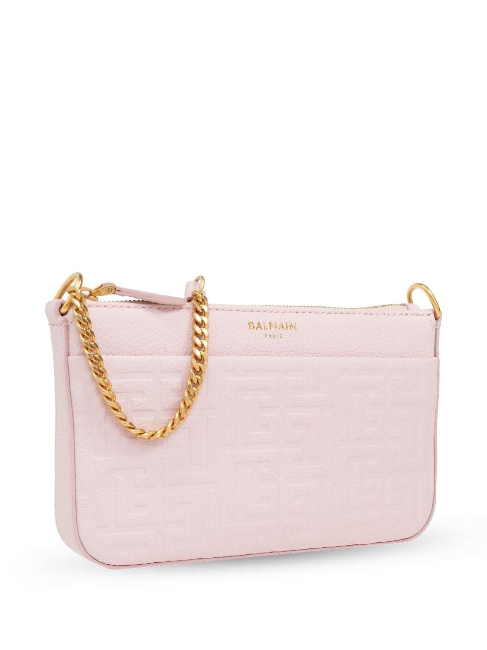 Balmain logo-embossed clutch - Image 4