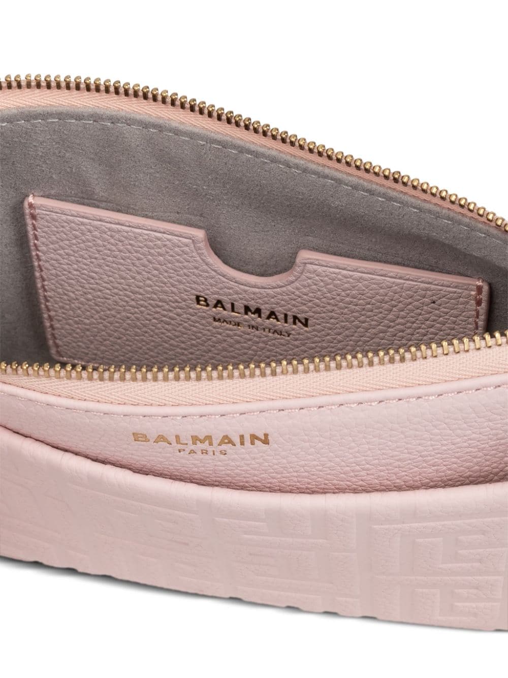 Balmain logo-embossed clutch - Image 5