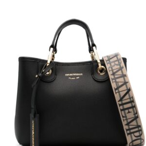 Emporio Armani logo-debossed tote bag