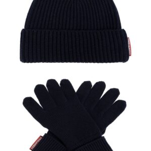 DSQUARED2 logo-tag wool beanie