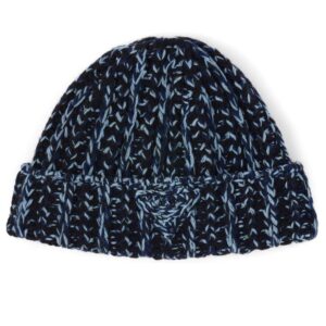 Prada logo-triangle ribbed-knit beanie