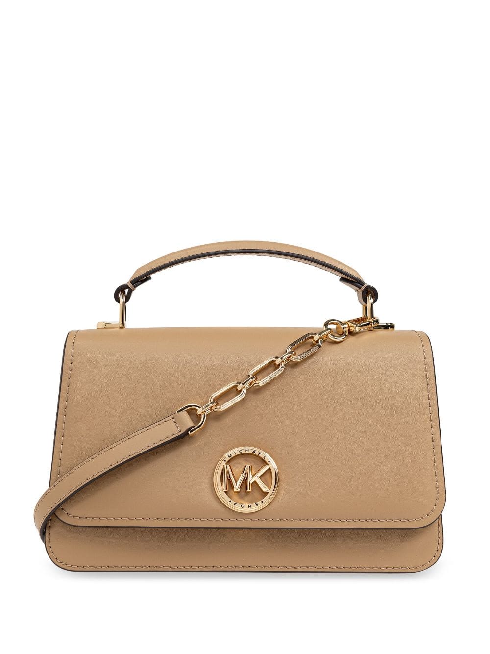 Michael Michael Kors logo-plaque leather tote bag