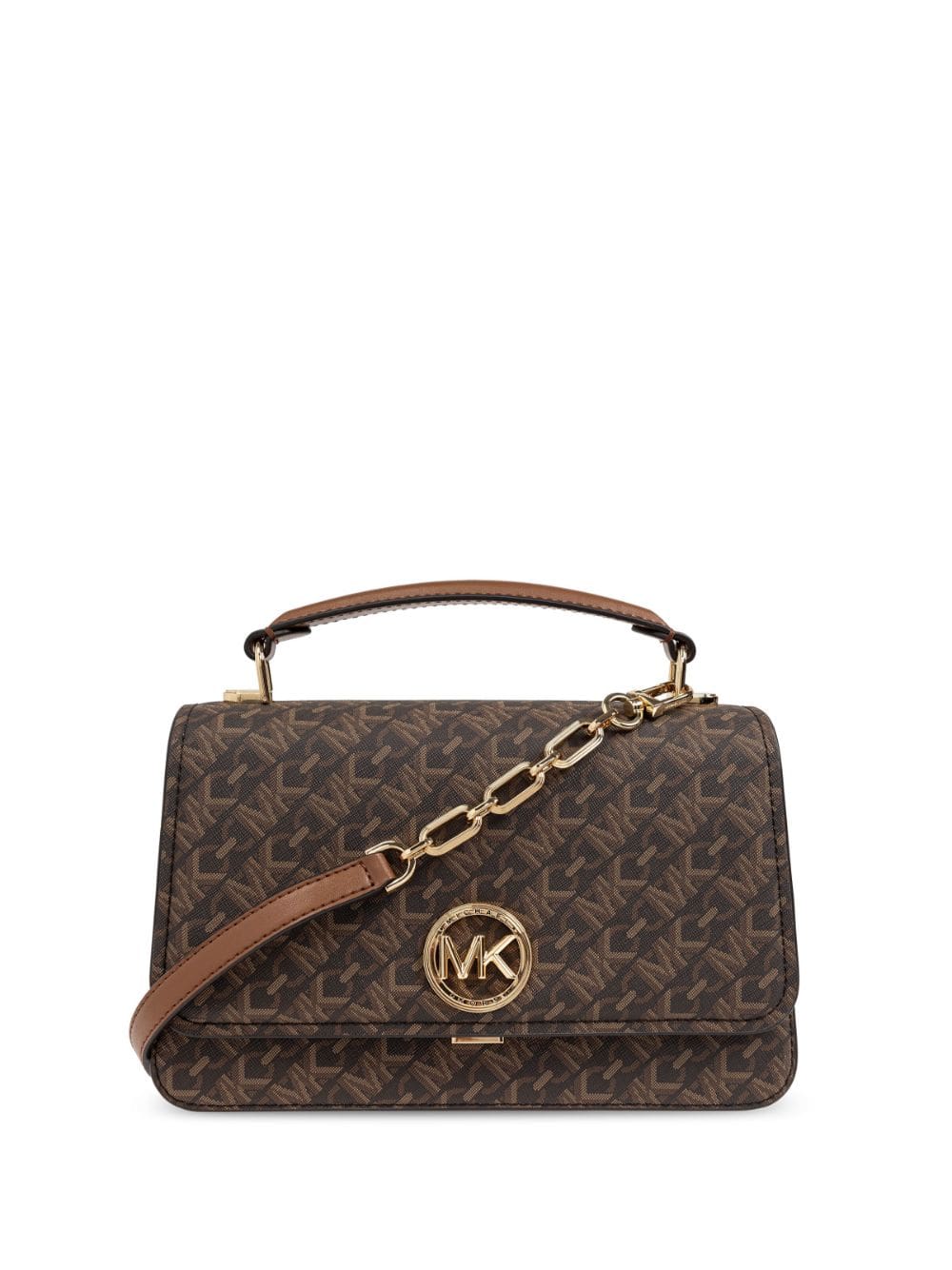 Michael Michael Kors monogram logo-plaque tote bag
