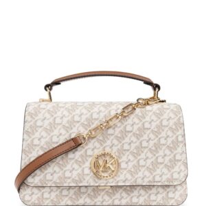Michael Michael Kors monogram logo-plaque tote bag