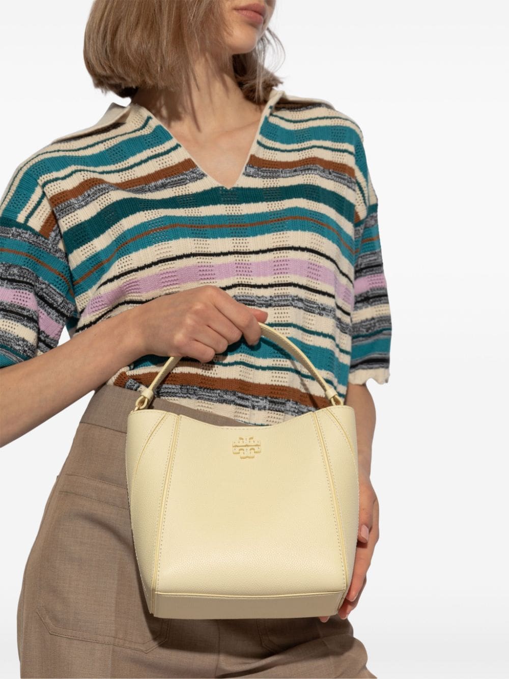 Tory Burch McGraw leather bucket bag - Image 2