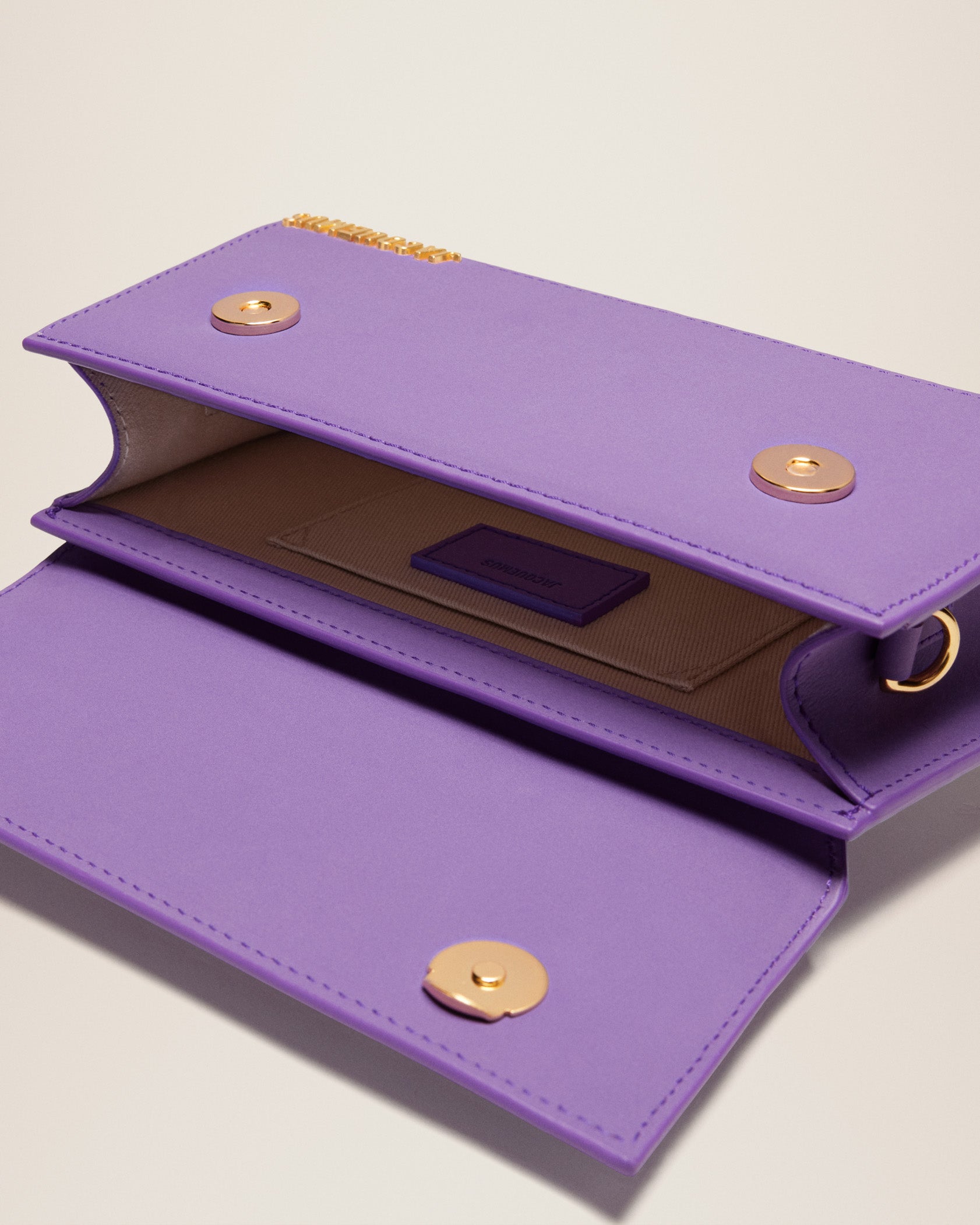 Jacquemus Le Chiquito long Long signature handbag. Purple - Image 5