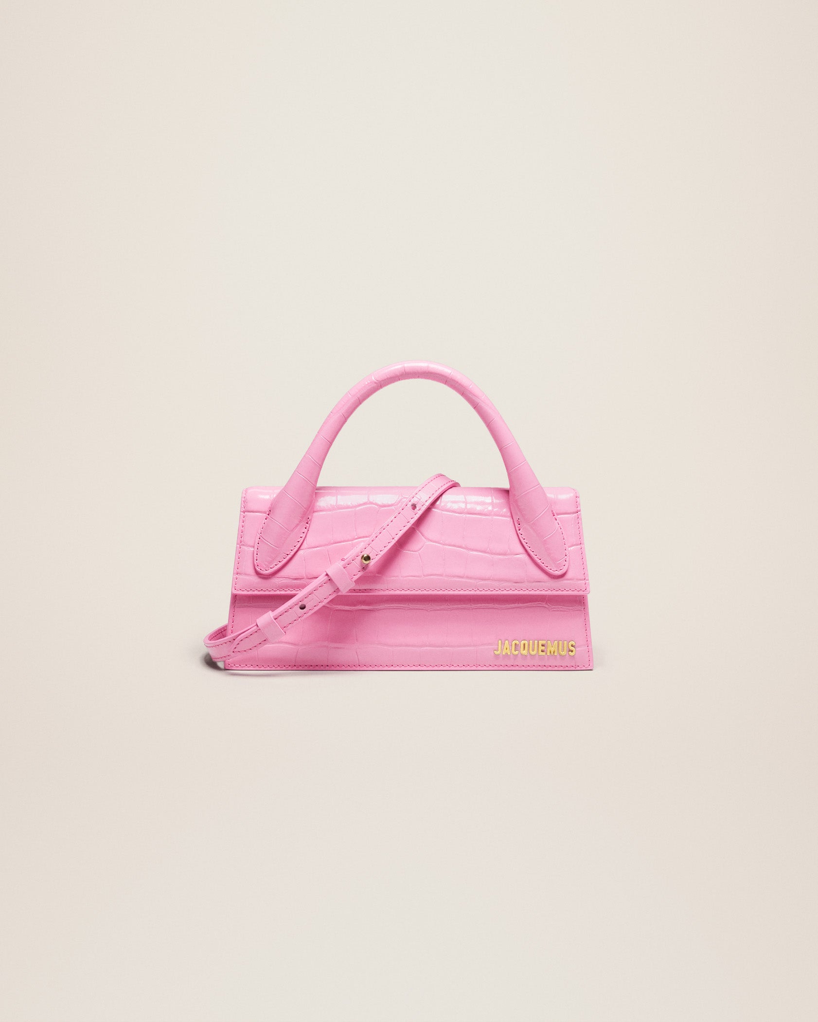 Jacquemus Le Chiquito long Long leather handbag.