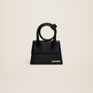 Jacquemus Le Chiquito Noeud Coiled leather handbag.