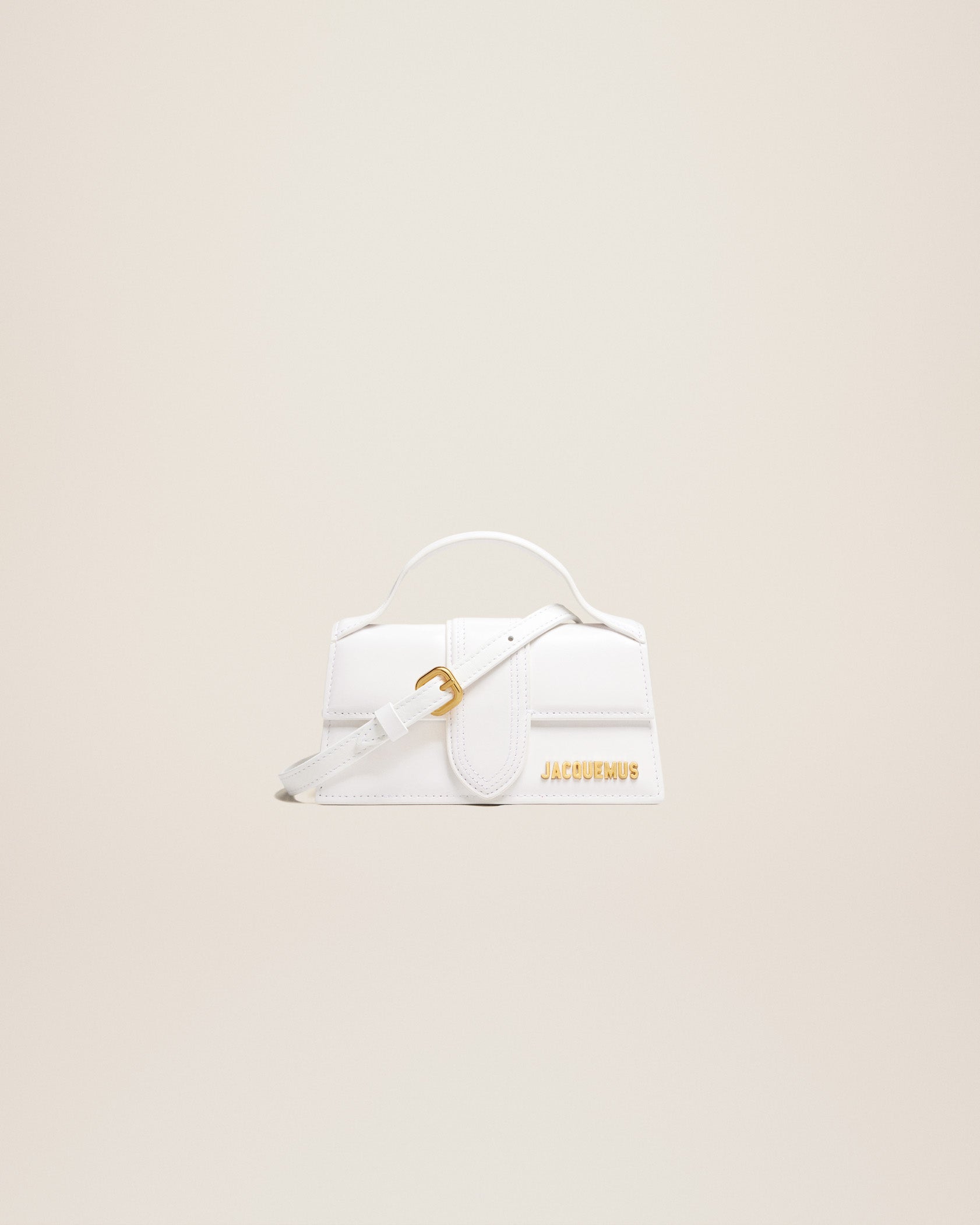 Jacquemus Le Bambino Small handbag with adjustable crossbody strap. bag