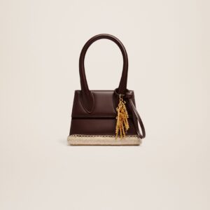 Jacquemus Le Chiquito moyen Cordao Espadrille signature handbag.