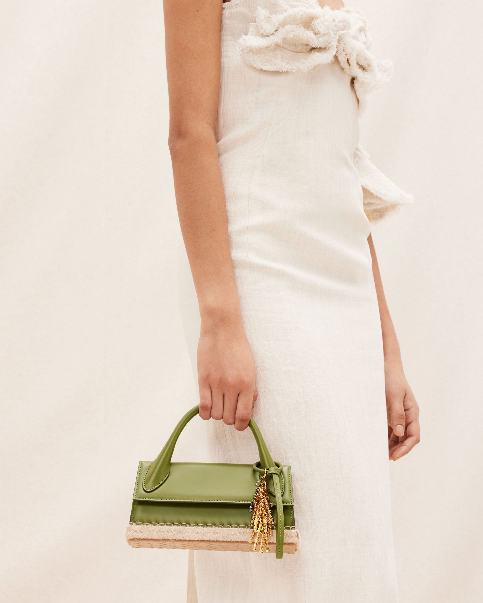 Jacquemus Le Chiquito long Cordao Espadrille signature handbag. - Image 2