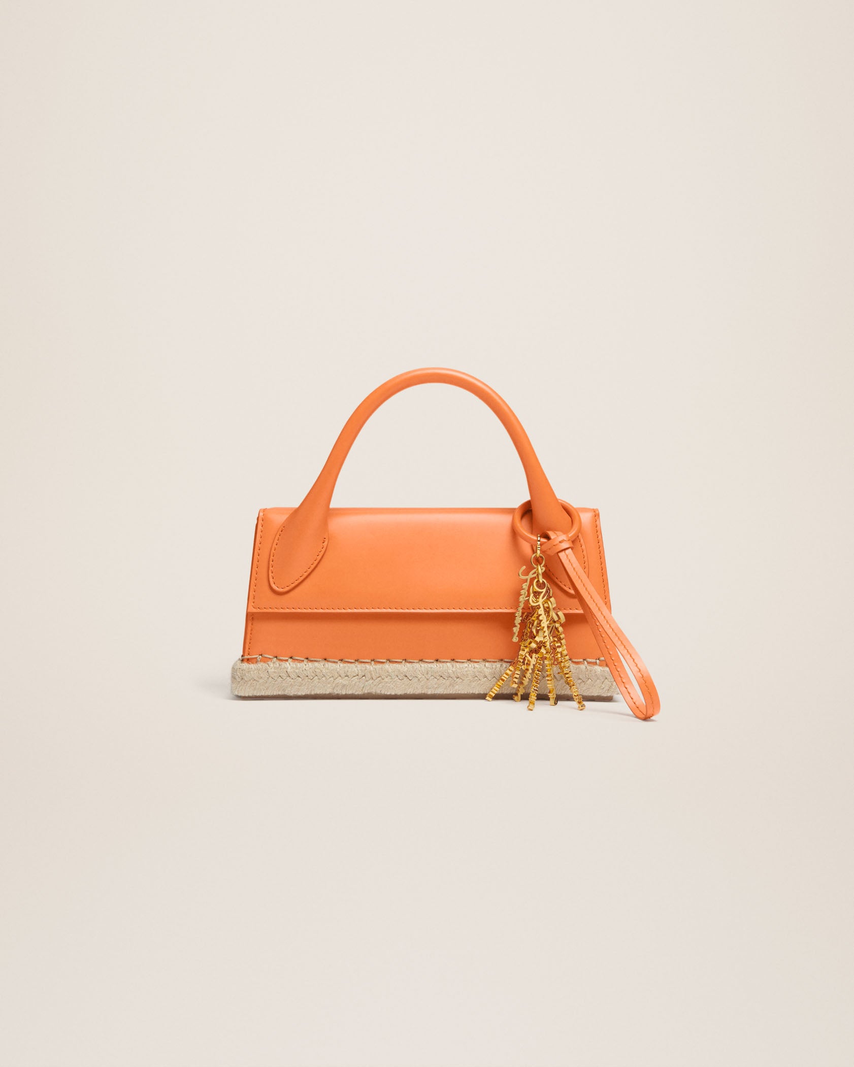 Jacquemus Le Chiquito long Cordao Espadrille signature handbag.