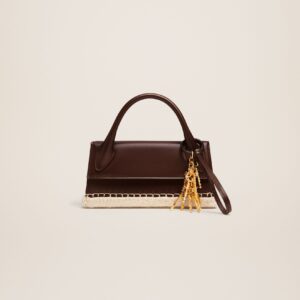 Jacquemus Le Chiquito long Cordao Espadrille signature handbag.