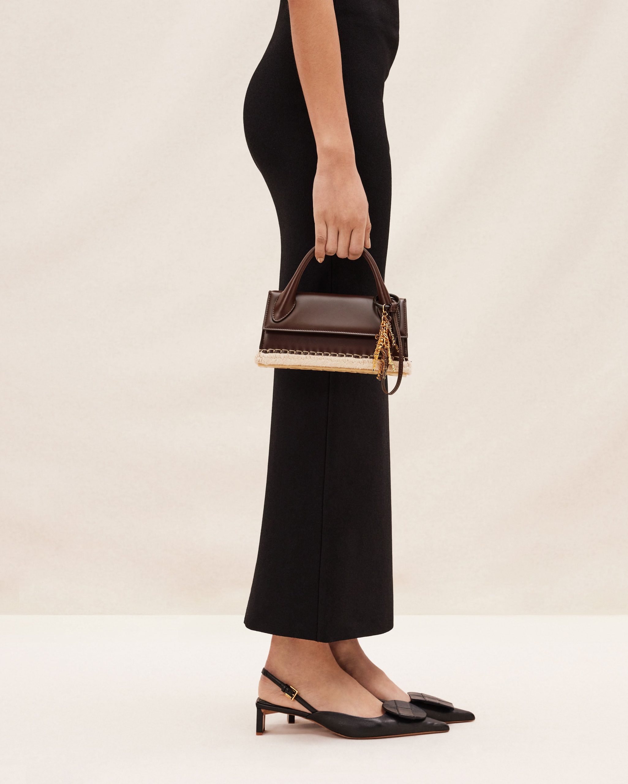 Jacquemus Le Chiquito long Cordao Espadrille signature handbag. - Image 2