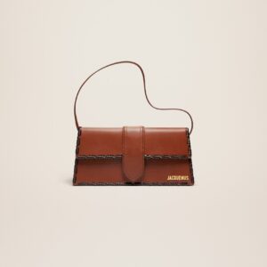 Jacquemus Le Bambino long lacet Long laced flap bag.