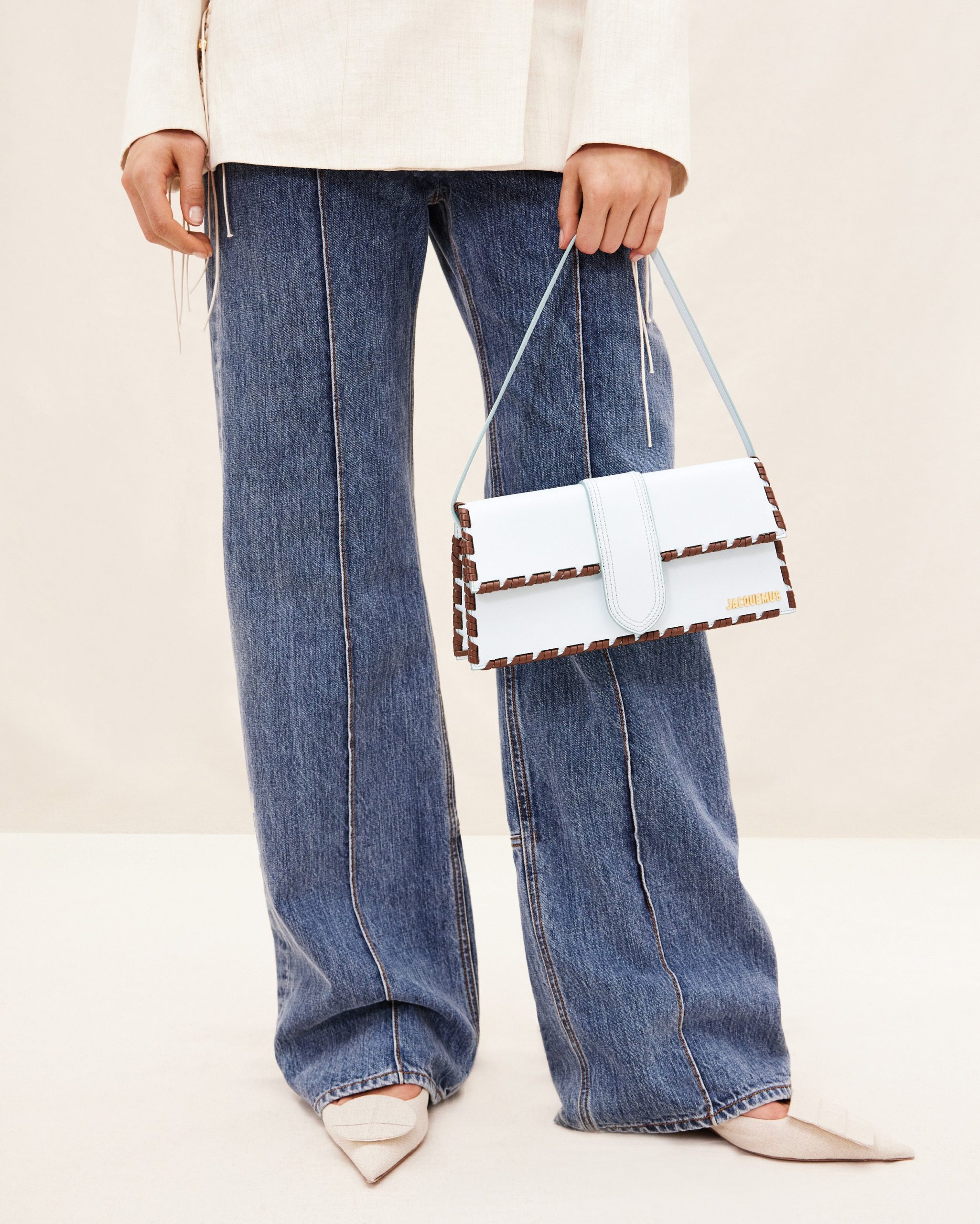 Jacquemus Le Bambino long lacet Long laced flap bag. - Image 2