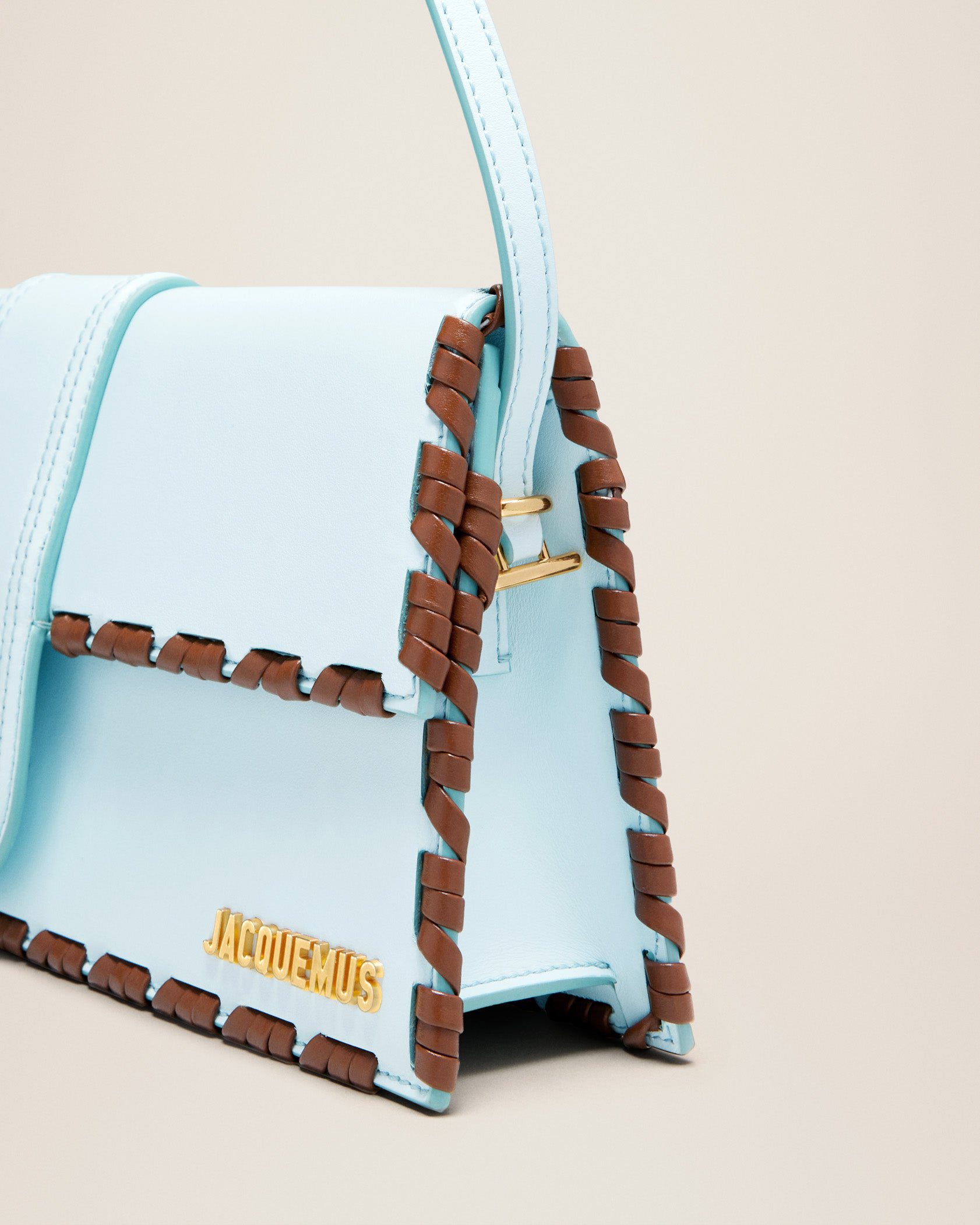 Jacquemus Le Bambino long lacet Long laced flap bag. - Image 5