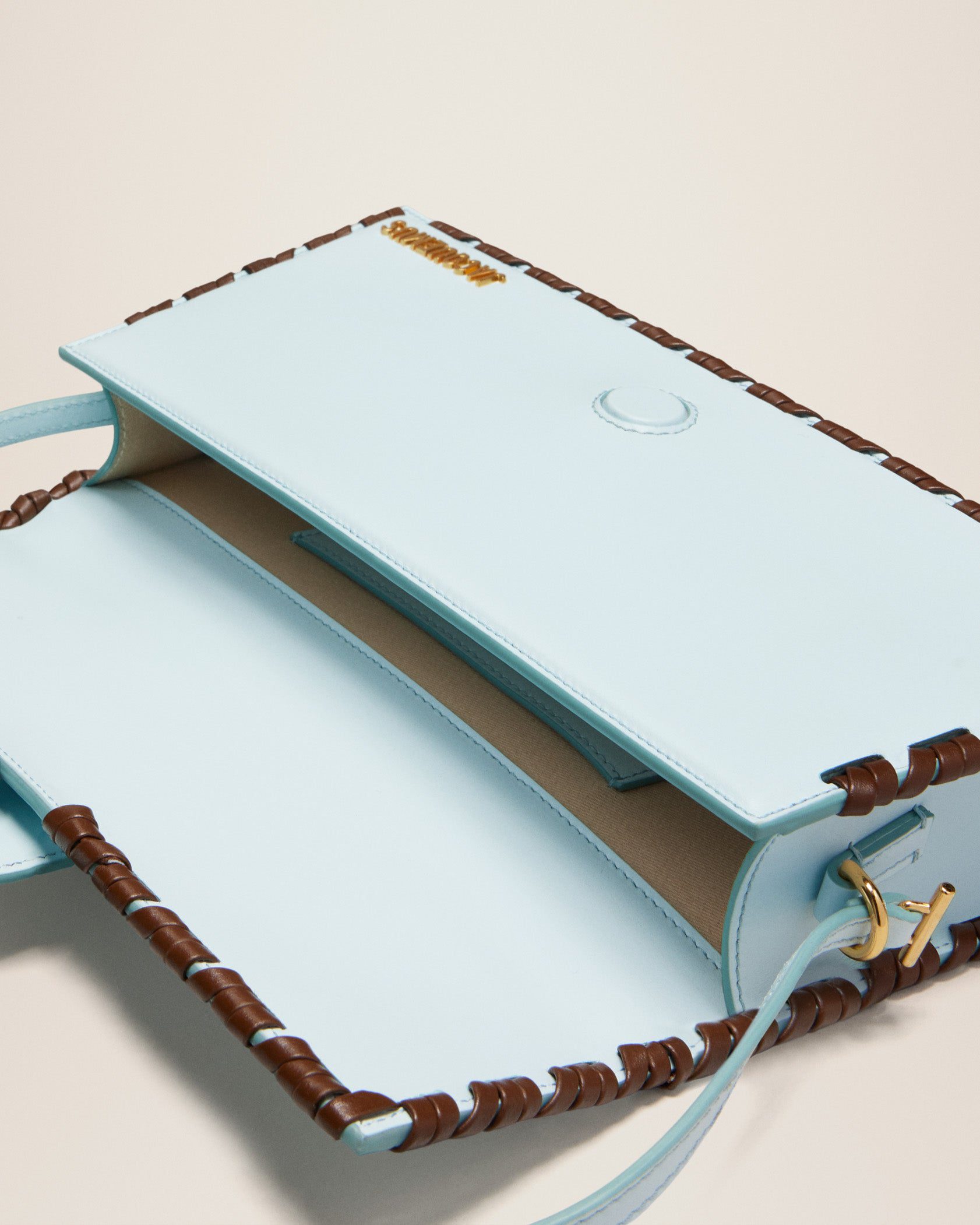 Jacquemus Le Bambino long lacet Long laced flap bag. - Image 6