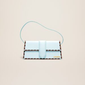Jacquemus Le Bambino long lacet Long laced flap bag.