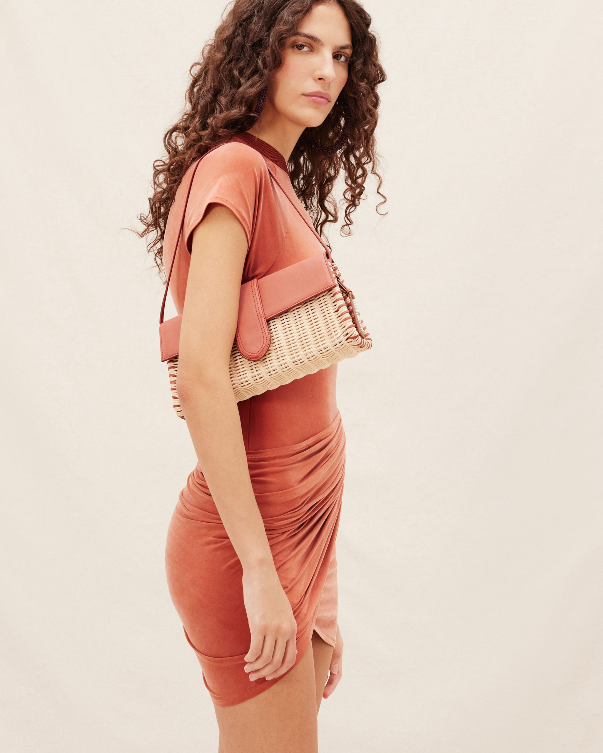 Jacquemus Le Bambino long Osier Wicker flap bag - Image 2