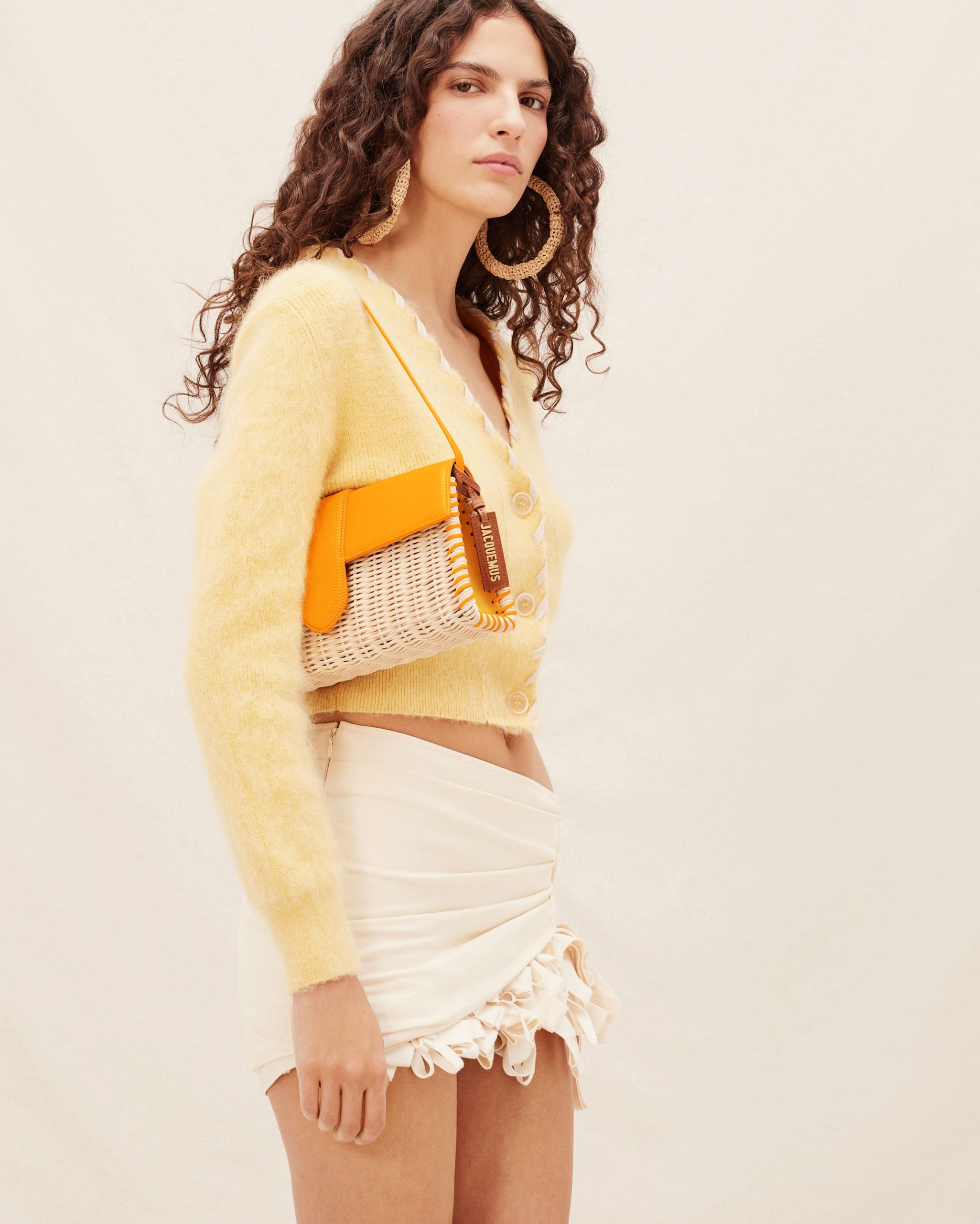 Jacquemus Le Bambino long Osier Wicker flap bag - Image 2