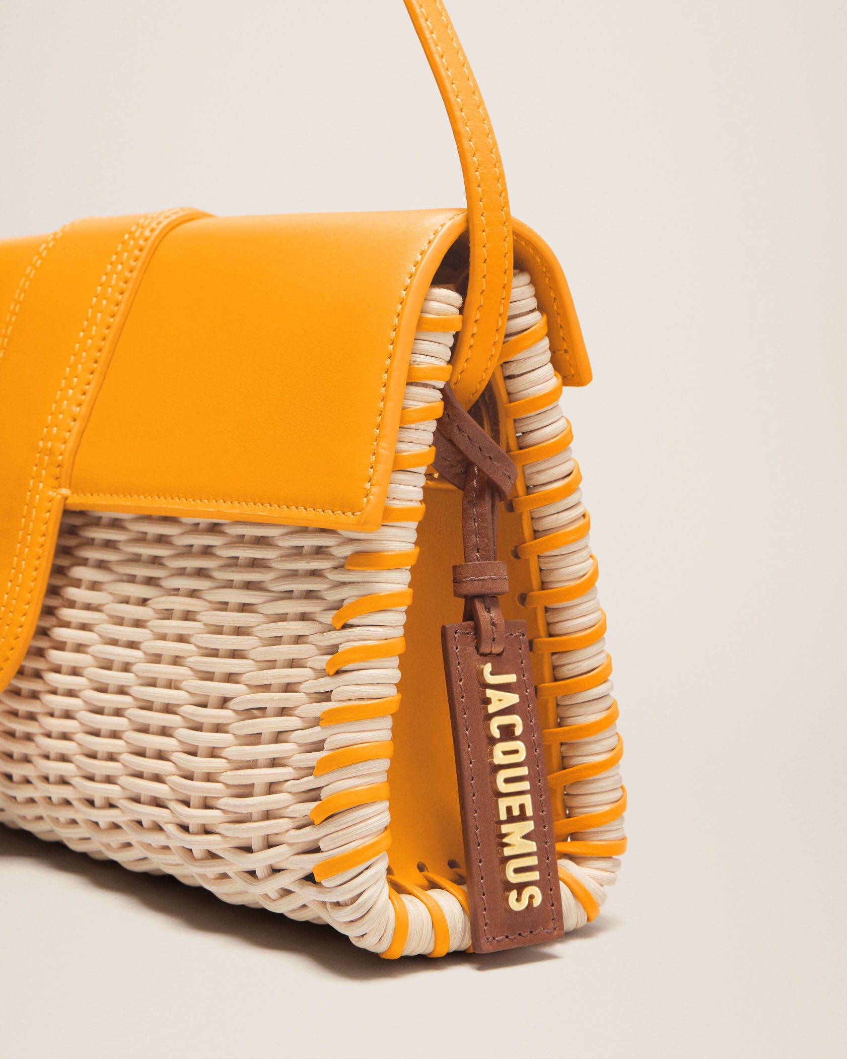 Jacquemus Le Bambino long Osier Wicker flap bag - Image 5