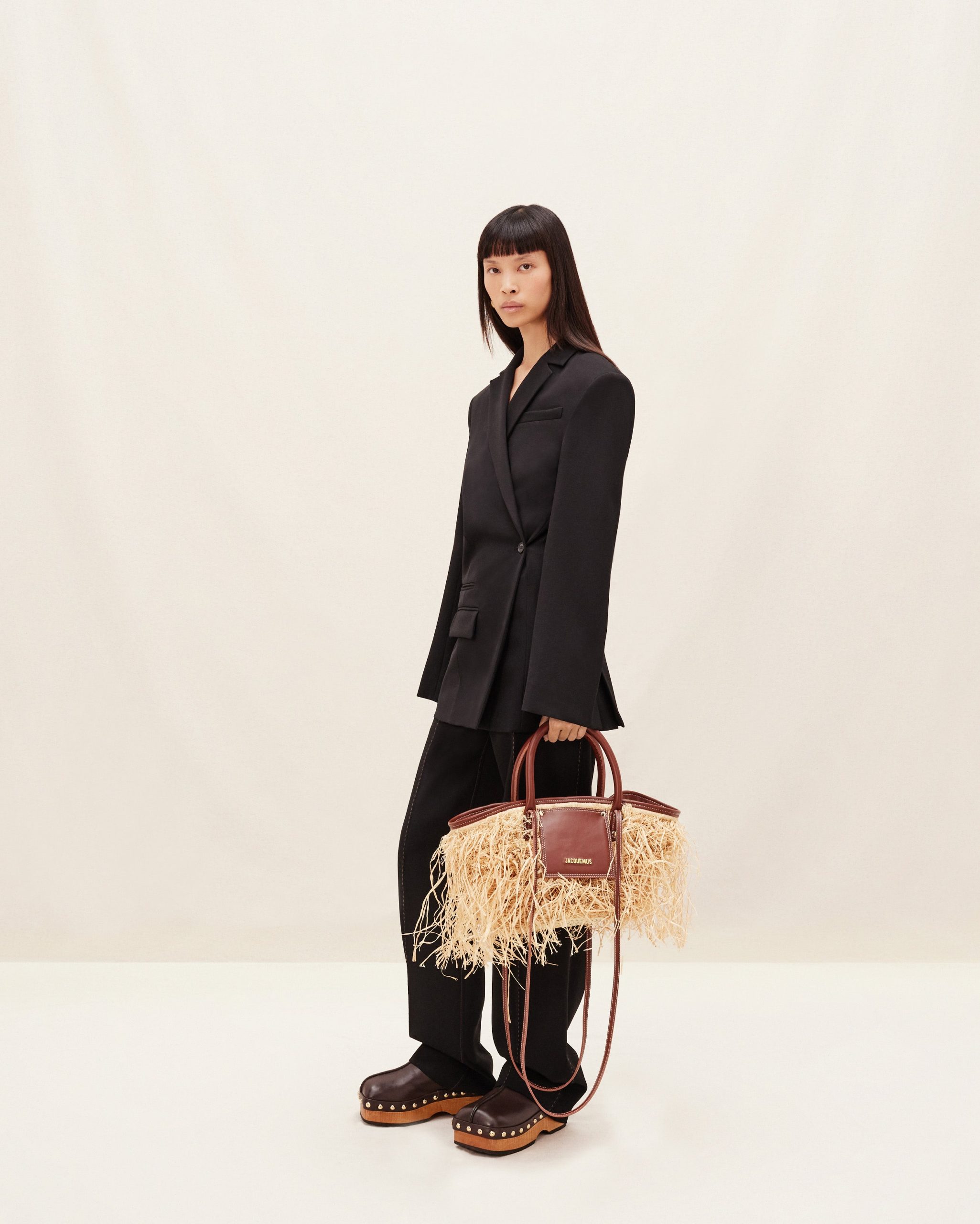 Jacquemus Le panier Soli Raphia Raphia beach basket bag. - Image 2