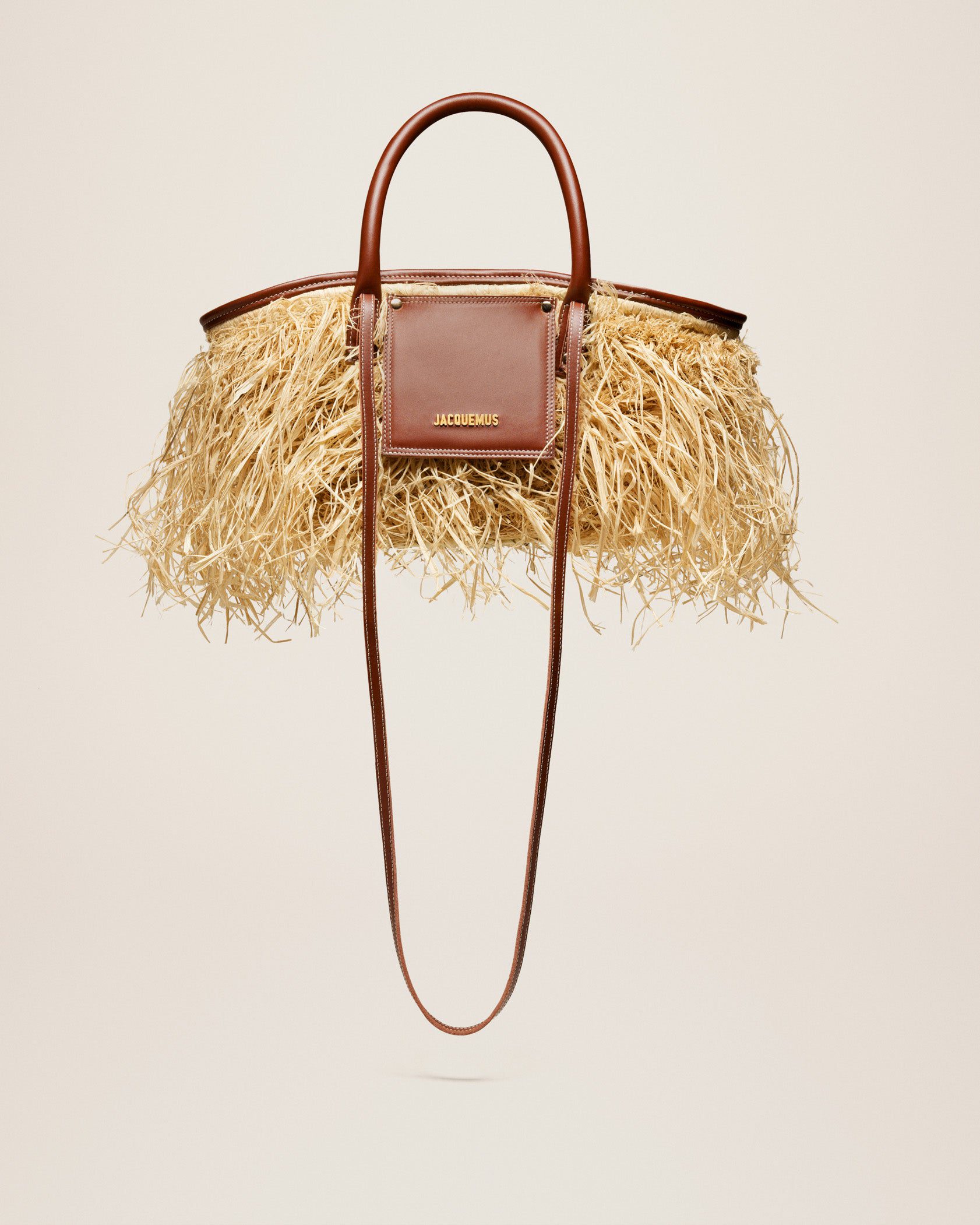Jacquemus Le panier Soli Raphia Raphia beach basket bag. - Image 5