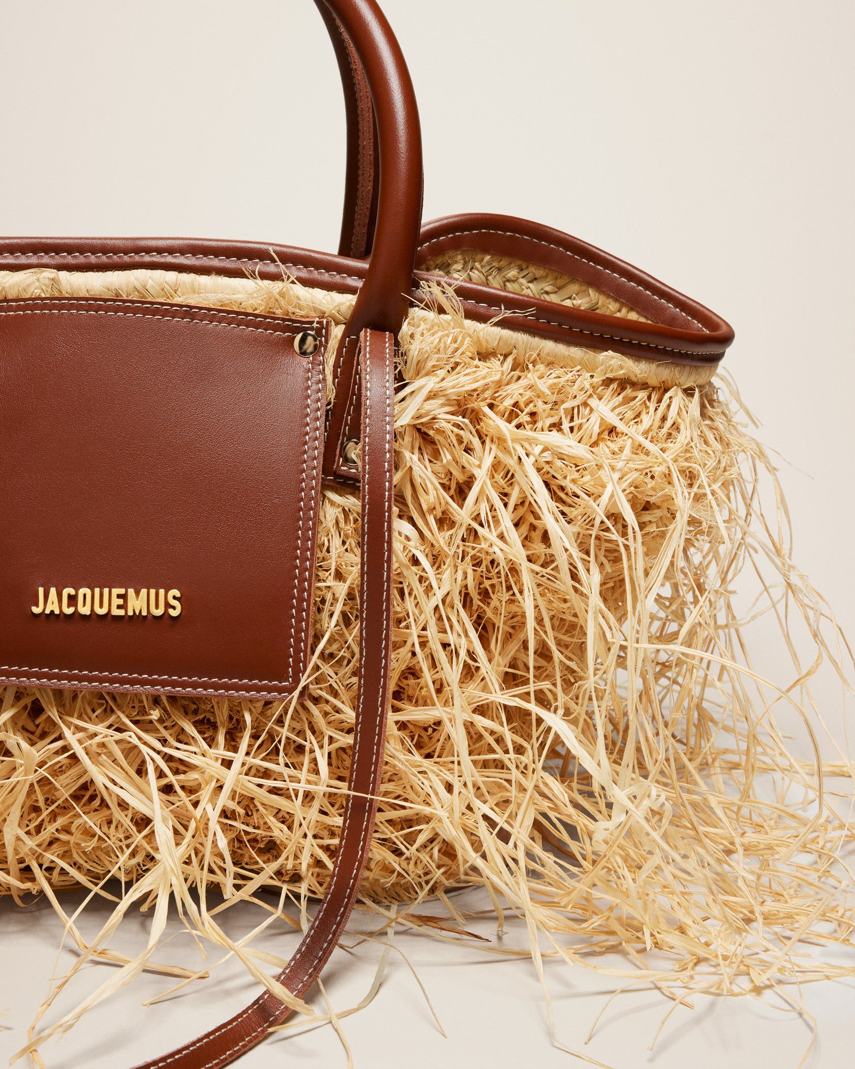Jacquemus Le panier Soli Raphia Raphia beach basket bag. - Image 7